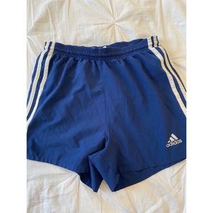 Blue Adidas Running Shorts